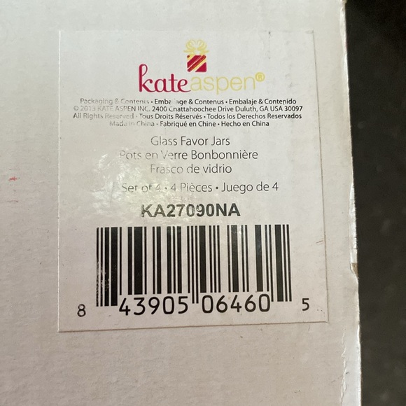 4 Mini Glass Jars 3”H X 2.25"W NWOT ⚜️ design - votive holders - Picture 7 of 11
